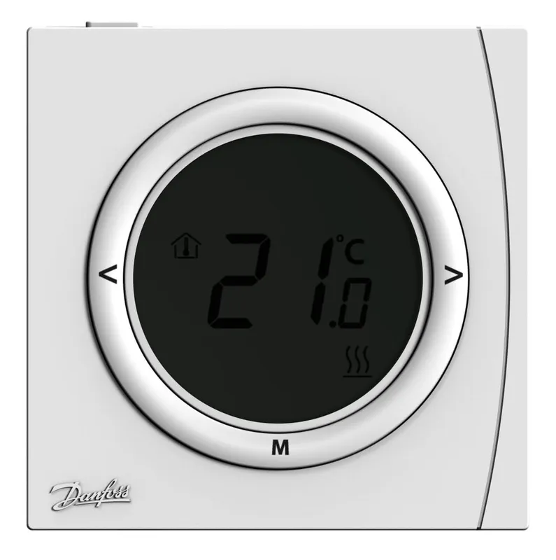 Danfoss Digit, Raumthermostat RET 2001B 2x1,5V, LCD, 5-30C, pot,fr, Ausg