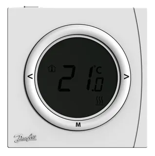 Danfoss Digit, Raumthermostat RET 2001B 2x1,5V, LCD, 5-30C, pot,fr, Ausg