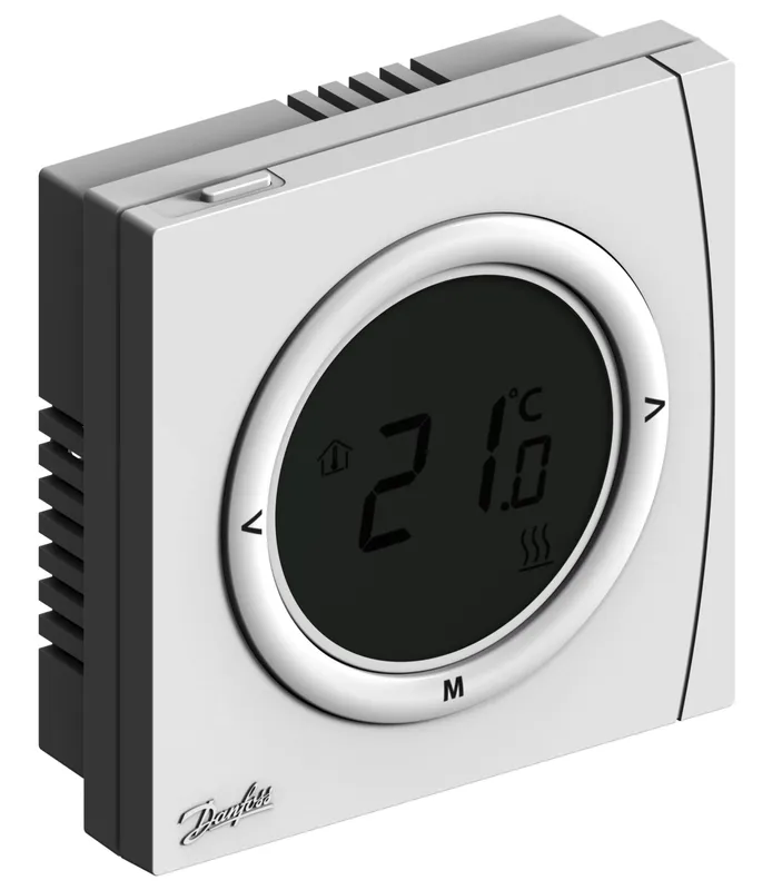 Danfoss Digit, Raumthermostat RET2001MV2 230Vac, LCD, 5-30C, pot,fr, Ausg
