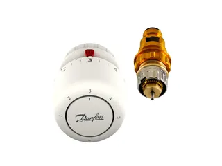 Danfoss Ventileinsatzset RAVL 10/15 Ventileinsatz und Aero Thermostatkopf – Bild 2