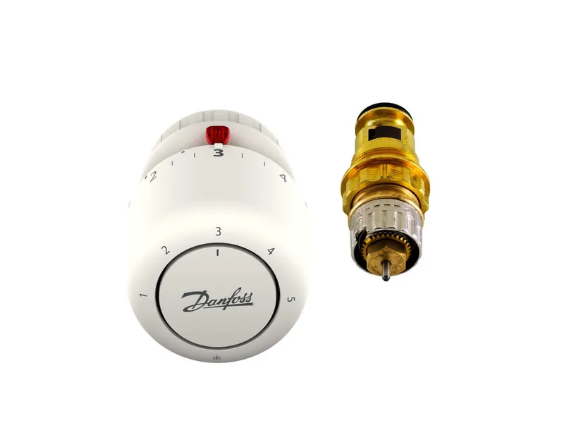 Danfoss Ventileinsatzset RAVL 20 Ventileinsatz und Aero Thermostatkopf