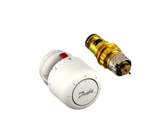 Danfoss Ventileinsatzset RAVL 20 Ventileinsatz und Aero Thermostatkopf – Bild 3
