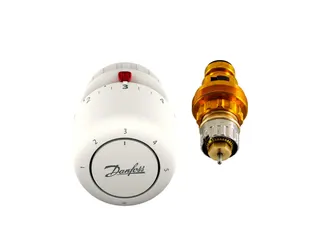 Danfoss Ventileinsatzset RAV 10/15/20 Ventileinsatz und Aero Thermostatkopf – Bild 2