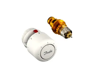 Danfoss Ventileinsatzset RAV 10/15/20 Ventileinsatz und Aero Thermostatkopf – Bild 3