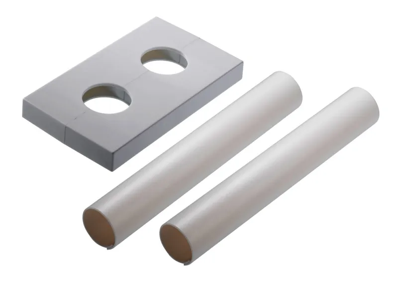 Danfoss rechteckige Wandrosette für VHX 50 mm Anschluss, RAL 9016