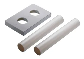 Danfoss rechteckige Wandrosette für VHX 50 mm Anschluss, RAL 9016
