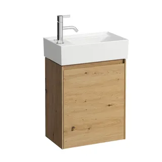 Laufen WTU LANI 270x437x515 1 Tür Scharn. links integ.Griffleiste f.WT H815335 wildeiche – Bild 1