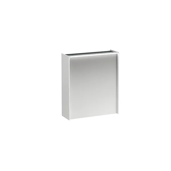 Laufen SPS LANI 208x618x714 LED-Bel.horiz. Steckd. 1Tür Scharn.li weiß glzd