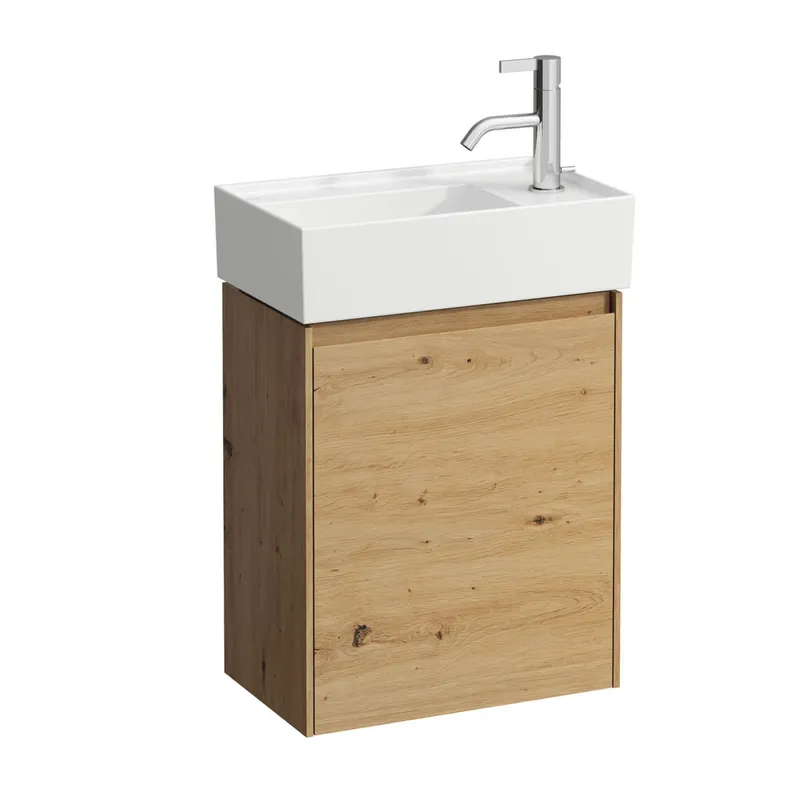 Laufen WTU LANI 270x437x515 1 Tür Scharn. rechts integ.Griffleiste f.WT H815334 wildeiche