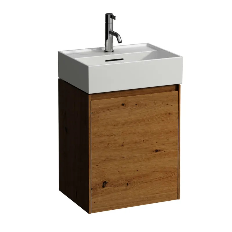 Laufen WTU LANI 330x437x515 1 Tür Scharn. rechts integ.Griffleiste f.WT H815330 wildeiche