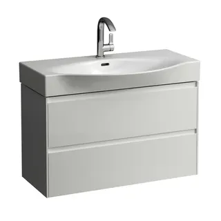 Laufen WTU LANI 368x882x515 2 Schubl. integ. Griffleiste f.WT H811702 weiß glzd