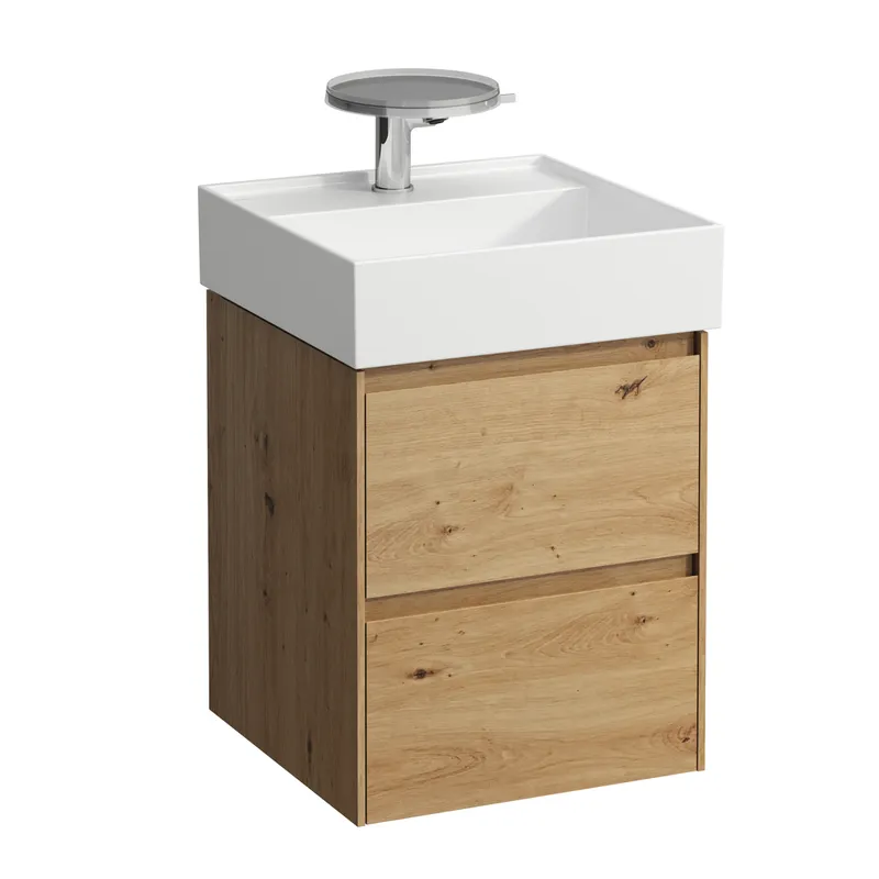 Laufen WTU LANI 448x437x515 2 Schubl. integ. Griffleiste f.WT H815331 wildeiche