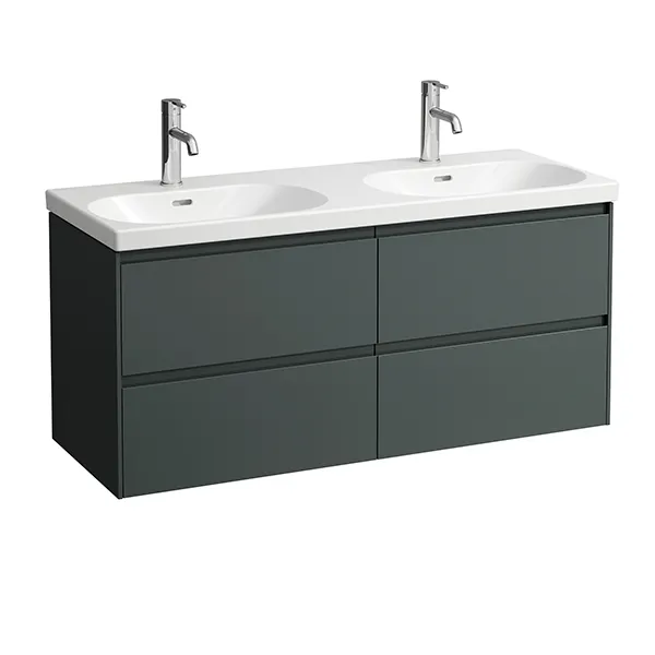 Laufen WTU LANI 448x1182x515 4 Schubl. f.DWT H814081 Verkehrsgrau