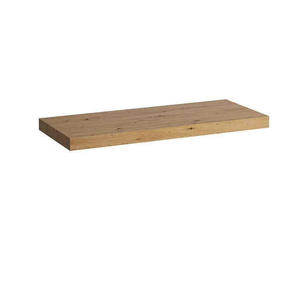 Laufen Waschtisch-Platte LANI 495x1185x65 ohne Aus inkl. 2 Befestigungen wildeiche