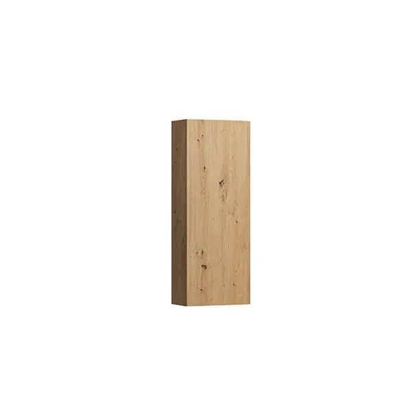 Laufen Halb-HS LANI 184x353x900 1Tür Scharn. links 2 Ablg. integ. Griffleiste Wildeiche