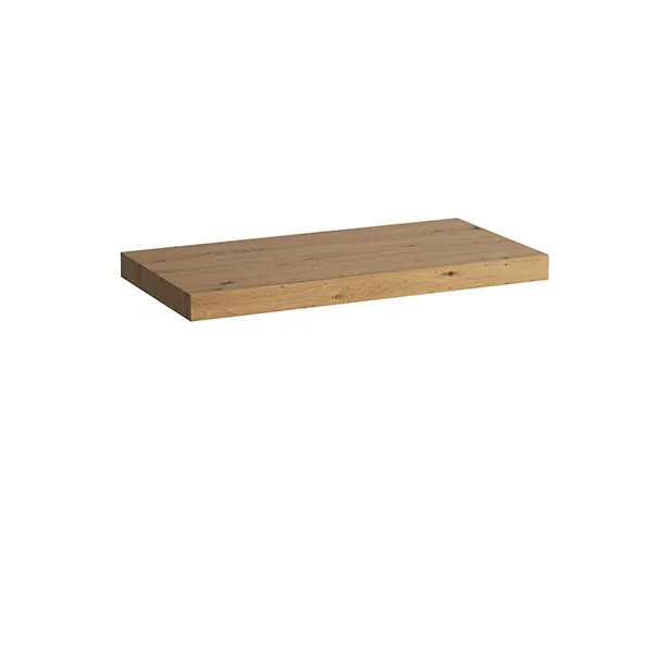 Laufen Waschtisch-Platte LANI 495x985x65 ohne Aus inkl. 2 Befestigungen wildeiche