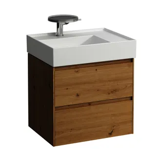 Laufen WTU LANI 448x584x515 2 Schubl. integ. Griffleiste f.WT H810334 wildeiche