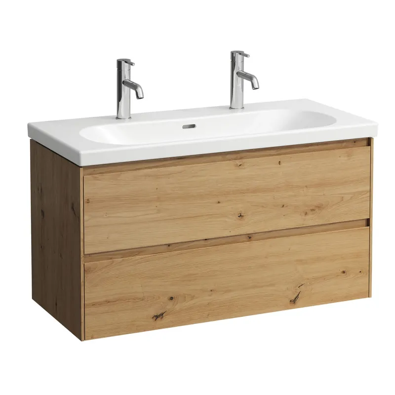 Laufen WTU LANI 442x984x515 2 Schubl. f.WT H810337 H818437 H810089 Wildeiche