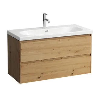Laufen WTU LANI 442x984x515 2 Schubl. f.WT H810337 H818437 H810089 Wildeiche – Bild 2