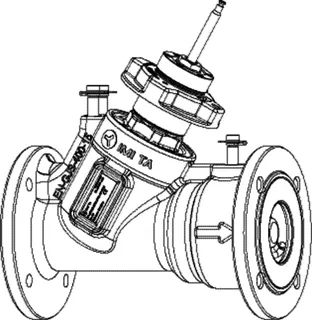 TA Regel- u. Regulierventil TA-Modulator druckunabh.,DN80HF,Flansche,PN25,800kPA – Bild 4