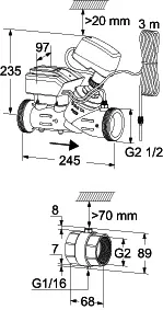 TA Durchgangsregelventil TA-Smart elektron. druckunabhängig, DN50, PN25 – Bild 5