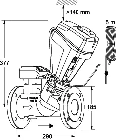 TA Durchgangsregelventil TA-Smart elektron. druckunabh., DN65, PN16, Fl. – Bild 5