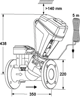 TA Durchgangsregelventil TA-Smart elektron. druckunabh., DN100, PN16, Fl. – Bild 5