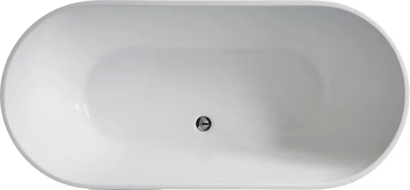 ON 1580/740 K weiß Freistehende Badewanne