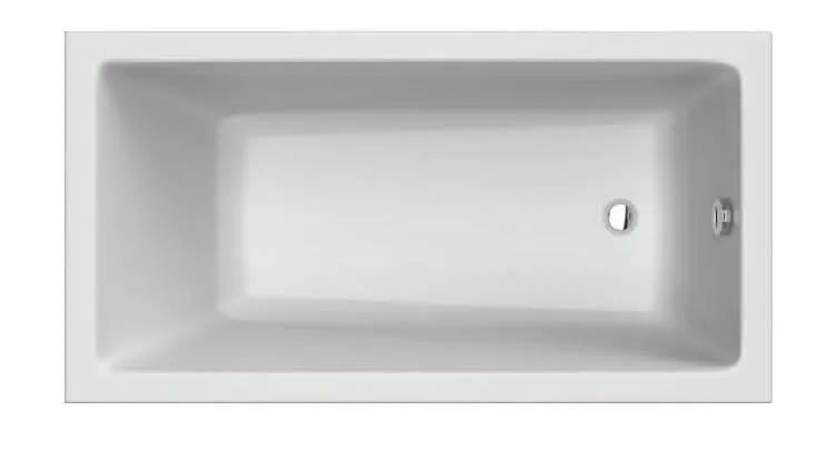 SN 160/80 Mono weiß Badewanne 1595x800x465