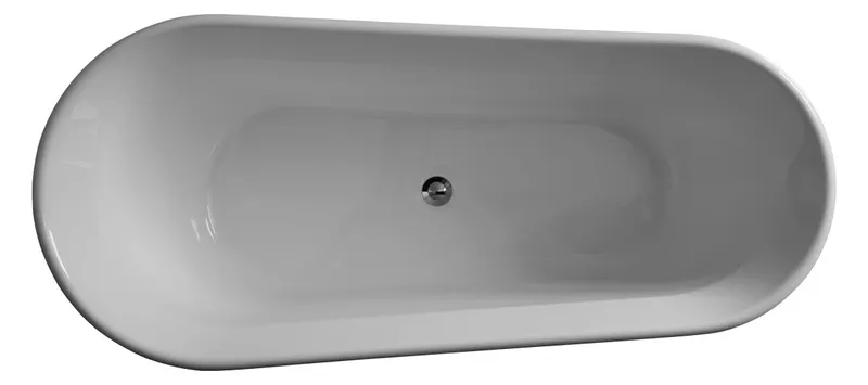 ON 1760/800 M weiß Freistehende Badewanne