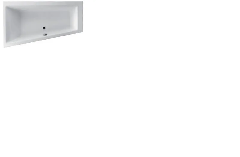 SN 160/95 U links weiß Trapezbadewanne 1600x950/620x450