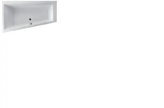 SN 160/95 U links weiß Trapezbadewanne 1600x950/620x450