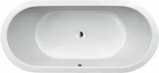 S 180/80 O weiß Ovalbadewanne 1800x800x500