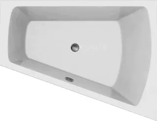 Steinberg 160/120 U rechts weiß Trapezbadewanne 1600x1200/700x470
