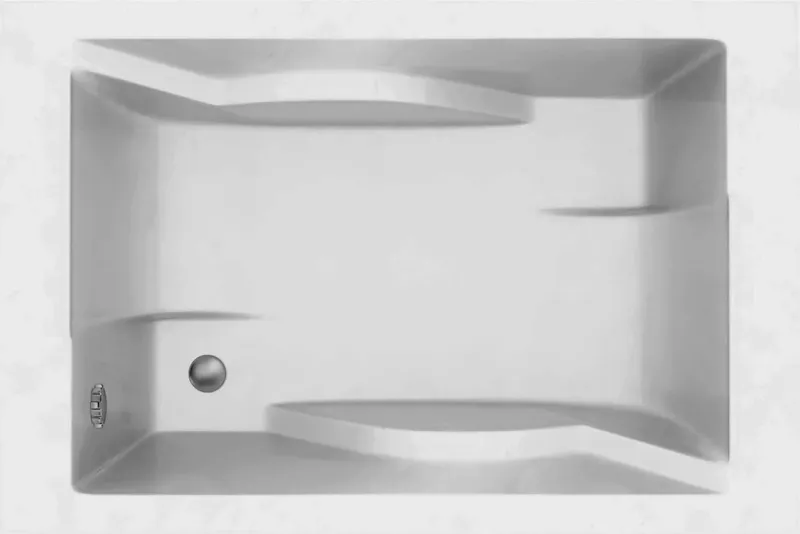 Steinberg 180/120 Duo weiß Duo-Badewanne 1800x1200x440