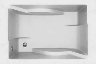 Steinberg 180/120 Duo weiß Duo-Badewanne 1800x1200x440