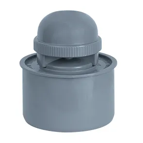 airfit Rohrbelüfter DN 90 für Abflussrohr, aus PP, grau