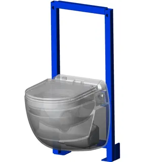 SFA Kompakt-WC Sanicompact Comfort Box mit integrierter Hebeanlage, anthrazit – Bild 1