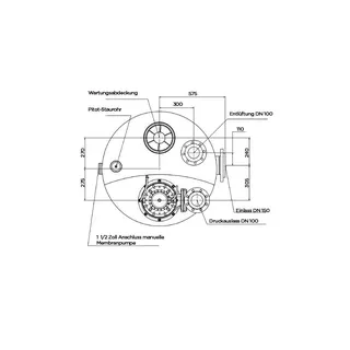 SFA Hochl.-Hebeanl. SANICUBIC 1 SC3.0T mit 1 Kanalradpumpe, 3kW, 400 V – Bild 3