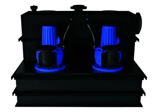 SFA Hochl.-Hebeanl. SANICUBIC 2 SC4.0T mit 2 Kanalradpumpen, 4kW, 400 V – Bild 3