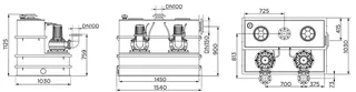 SFA Hochl.-Hebeanl. SANICUBIC 2 SC4.0T mit 2 Kanalradpumpen, 4kW, 400 V – Bild 5