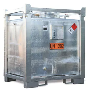 Sicherheits Heizöltank, 1000 L inkl. Saugrohr und Kupplungen