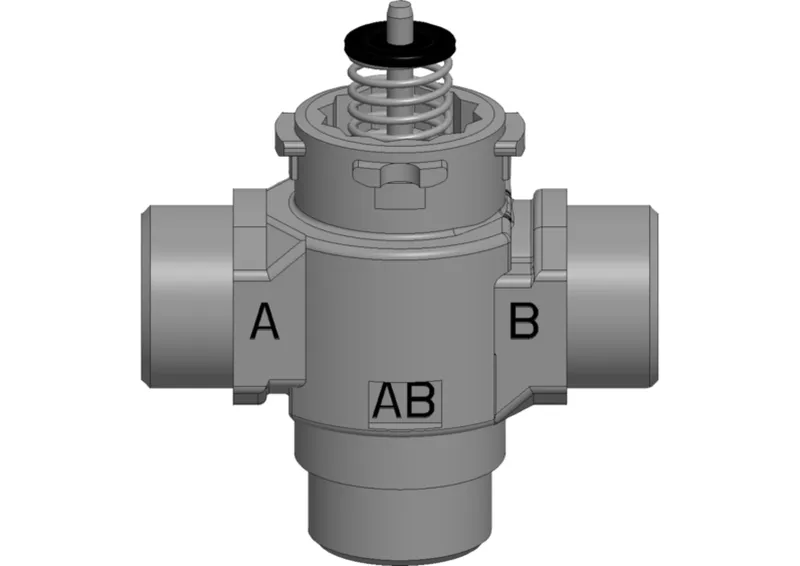 STIEBEL ELTRON Ersatzteil 255321 Dreiwegeventil Wasser G 1