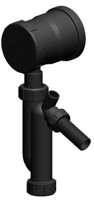 MHG Enddeckel mit Kondensatablauf DN 110 mit Siphon
