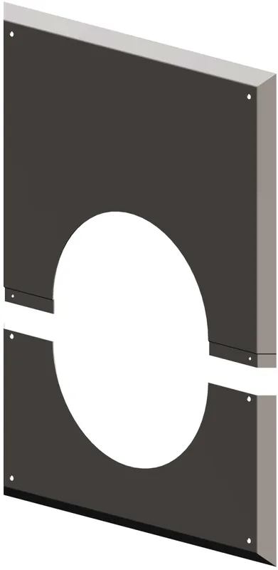 MHG Wandblende DN110/160 geschlossen