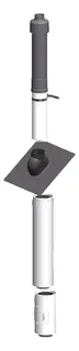 MHG Basis-Set Dachheizzentrale DN 80/125 schwarz – Bild 1