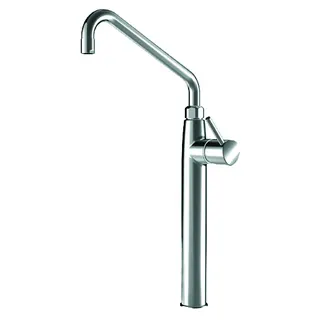 KWC Hebelmischer GASTRO Schwenkauslauf A300, mit Säule 300mm, ganzchrom – Bild 2