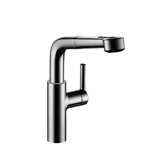 KWC Hebelmischer SUNO Auszugbrause A225, seitenb,,ND, Vorfenst, ganzchrom