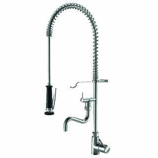 KWC Hebelmischer GASTRO Schwenkauslauf A200 B 270, ganzchrom – Bild 2