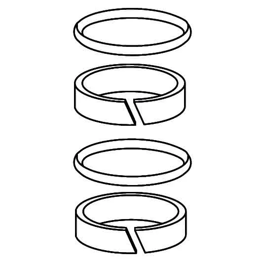 KWC Gleitring/O-Ringset GASTRO zu Schwenkauslauf 1/2"